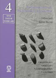 Fundamentos de matemática elementar, 4 : sequências, matrizes, determinantes, sistemas
