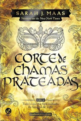 Corte de chamas prateadas