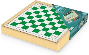 Junges :  jogo Xadrez, Ludo, Damas e Trilha (4 em 1)